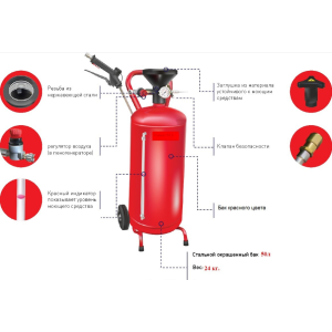 Бак 50 л. для пеногенератора IDROSYSTEM 201355