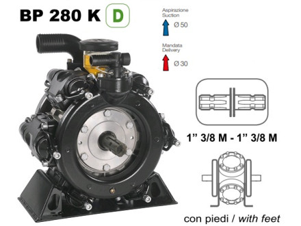 Насос мембранный Comet® серия ВP280 (248л/мин; 20 бар); вал ВОМ 13/8