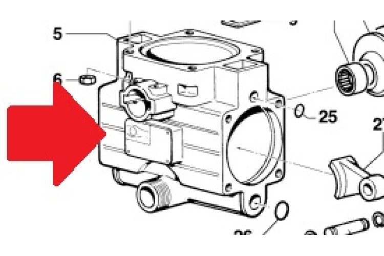 Корпус насоса  BP20/15 - MP