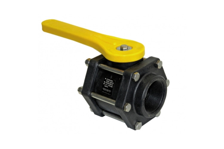 Кран 2х ходовой FP; Г1/2- Г1/2 bolts 4