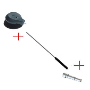 Щетка вращающаяся в сборе 1500мм; вход  ниппель KW ARS 25.