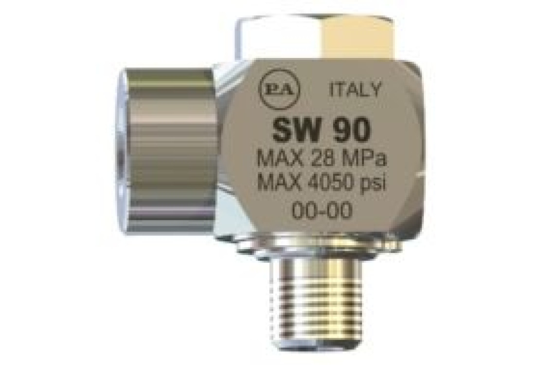 Поворотное устройство SW 90 гр. угловое (нерж); 1/4ш-1/4г Поворотное устройство SW 90 гр. угловое (нерж); 1/4ш-1/4г