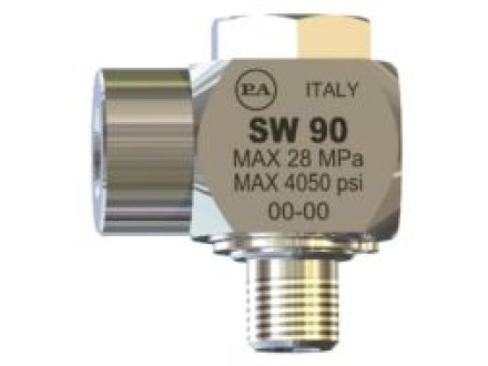Поворотное устройство SW 90 гр. угловое (нерж); 1/4ш-1/4г
