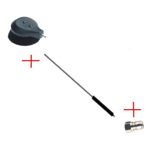 Щетка вращающаяся в сборе 1500мм; вход  ниппель ARS 350.