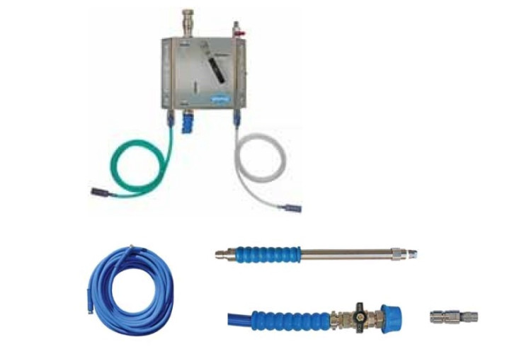 Пеногенер. система  Foam & Wash B.Р. 2-8 бар, с подачей воздуха, на 2 ср-ва 1/2ш.1/2ш. с аксесс.