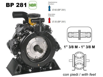 Насос мембранный Comet® серия ВP281 (248л/мин; 20 бар); вал ВОМ 13/8