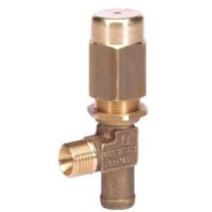 Клапан предохранительный VS160 вход 1/4 ш. выход 1/8 г.+ штуцер для шланга 13 мм 14 л/мин 160 бар