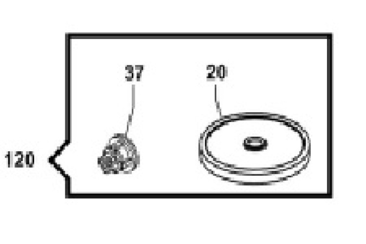 Ремкомплект насоса серии BP 75: мембрана NBR (KIT120)