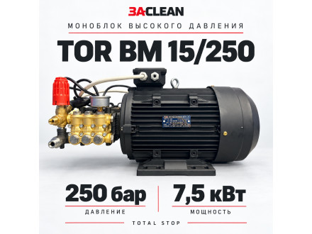 Моноблок TOR BM 15/250 250 бар, 7.5 кВт, TS