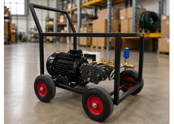 АВД Тритон Mazzoni 50/150 Nicolini 11 KW BY (на раме с колесами электрика с теплозащитой)