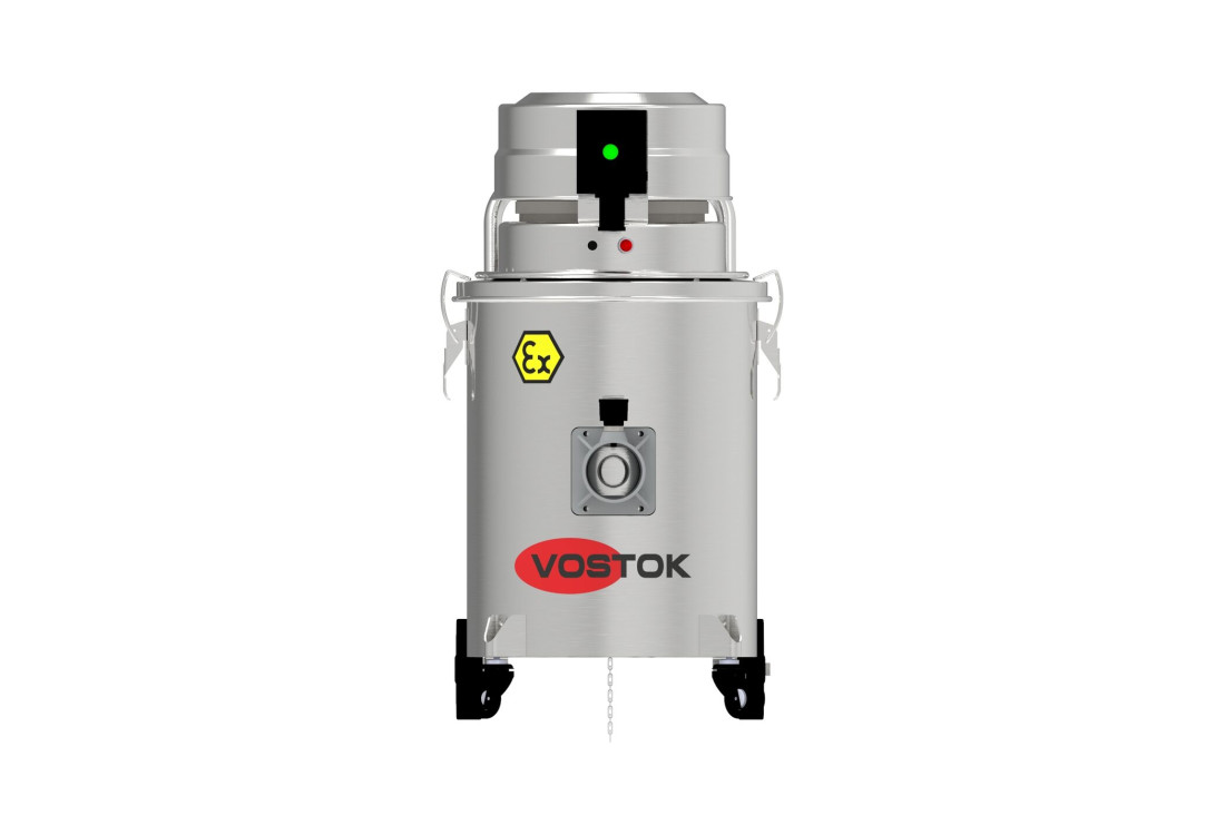 Взрывобезопасный промышленный пылесос VOSTOK PYWEX-S-MINI (45 л, 1,2 кВт) Взрывобезопасный промышленный пылесос VOSTOK PYWEX-S-MINI (45 л, 1,2 кВт)