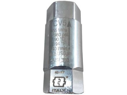 Mecline CV5 Обратный клапан G3/8F 550 бар 40 л/мин