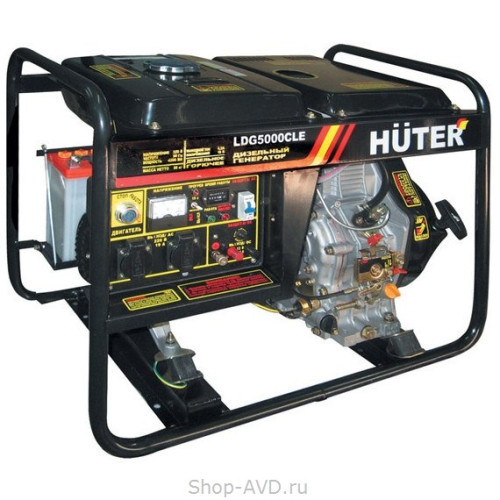 Huter LDG5000CLE Портативный дизельный генератор
