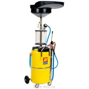 Meclube 1445 Пневматический маслосборник 90 л с колбой и воронкой