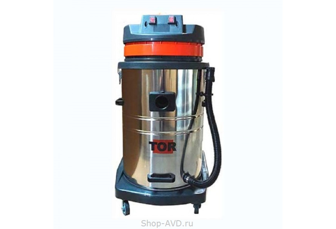 TOR Водопылесос с сливным шлангом WL70-70L2B INOX (2 мотора) TOR Водопылесос с сливным шлангом WL70-70L2B INOX (2 мотора)