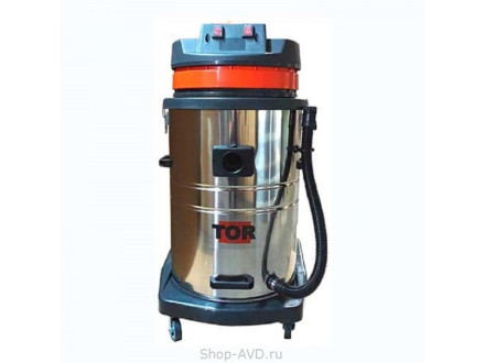 TOR Водопылесос с сливным шлангом WL70-70L2B INOX (2 мотора)