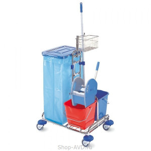 Euromop Тележка универсальная хромированная Mini Universal