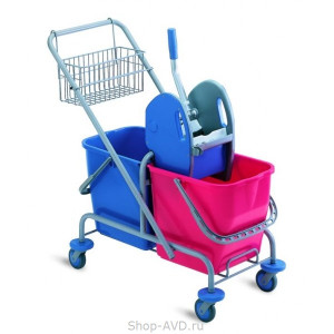 Euromop Тележка уборочная металлическая окрашенная Rilsan 994 2х15 л