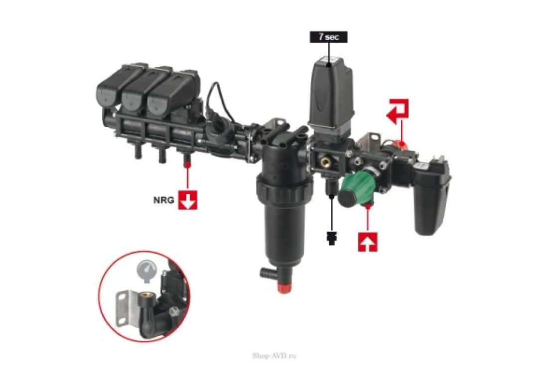 Узел управления GSMSTF/DRIVER NRG PLUS 5V - 180 l/min Узел управления GSMSTF/DRIVER NRG PLUS 5V - 180 l/min