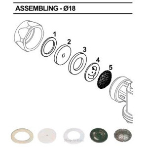 KIT отсечного устройства D1.8, D1.8