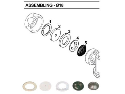 KIT отсечного устройства D1.8, D1.8