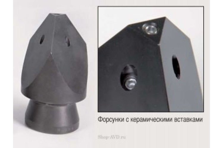 Raut, дюза, M4, 1x0° + 3x20°, 6x20°, 1/2 г нерж.сталь керам.вставки