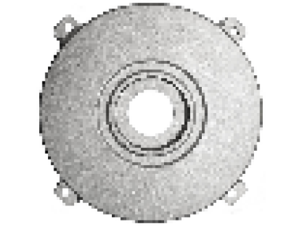 Фланец задний для двигателей  1874A,1833A, 11036A, 2478A (алюминий)